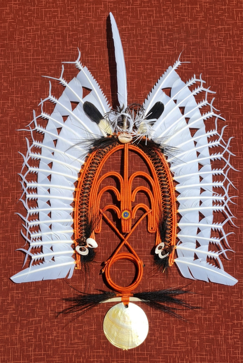 Koewbu Dhoeri — War & Ceremonial Headdress by George H Nona (Malu Sara)
